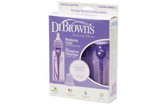 Антиколиковая бутылочка для кормления Dr.Brown's, 240 мл, 3 шт.